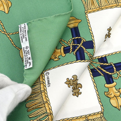 Hermes Scarf Carre 90 Vue du Carrosse de la Galère la Réale Small Good