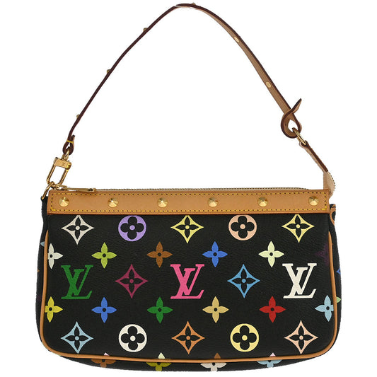 Louis Vuitton Black Multicolor Pochette Accessoires M92648
