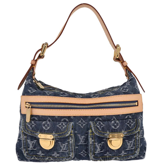 Louis Vuitton Blue Monogram Denim Baggy PM Shoulder Bag M95049