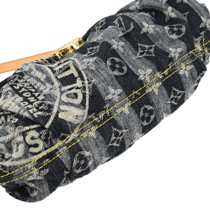 Louis Vuitton Blue Monogram Denim Mini Pleaty Raye Handbag M95333