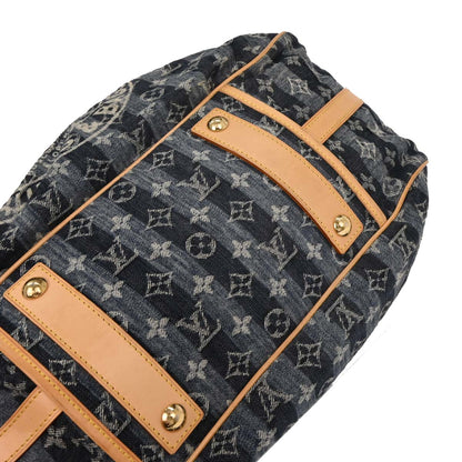 Louis Vuitton Blue Monogram Denim Cabas Raye GM Tote M95336