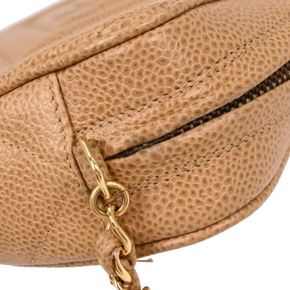 Chanel 1991-1994 Beige Caviar Camera Bag Small