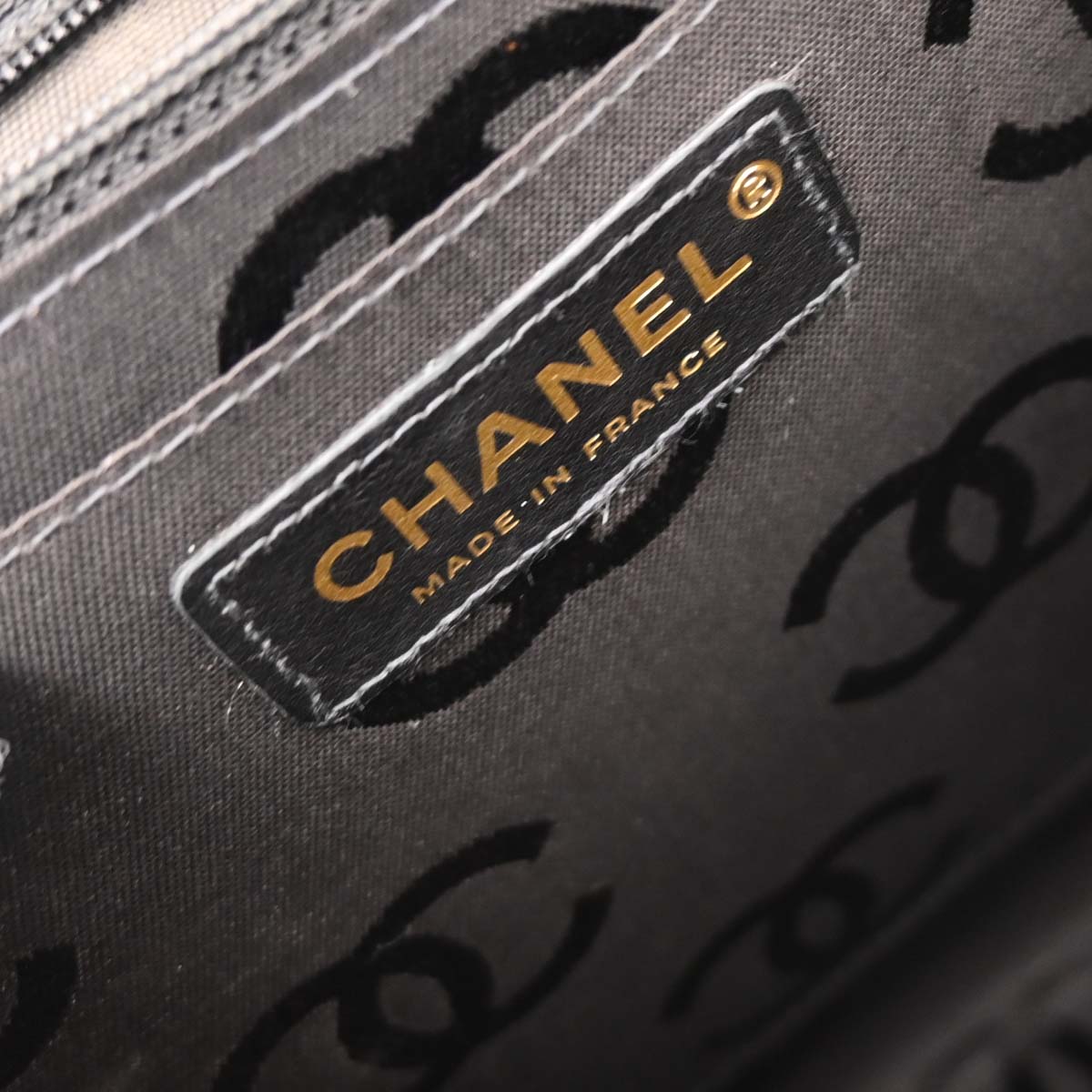 Chanel 2004-2005 Black Calfskin Wild Stitch Top Handle Handbag