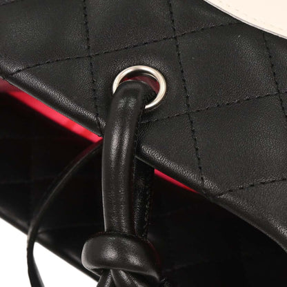 Chanel 2004-2005 Black Calfskin Cambon Ligne Tote Handbag