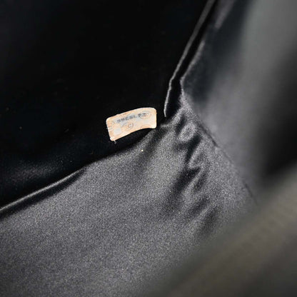 Chanel 1991-1994 Black Satin Handbag