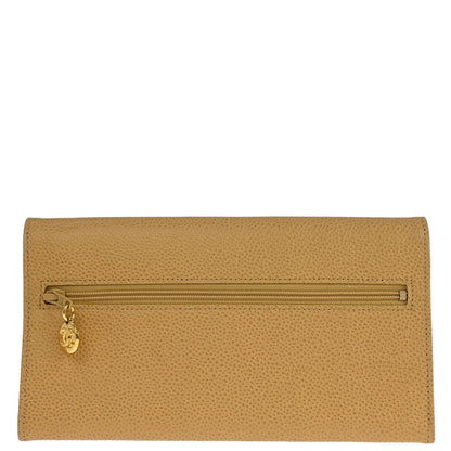 Chanel Beige Caviar Wallet