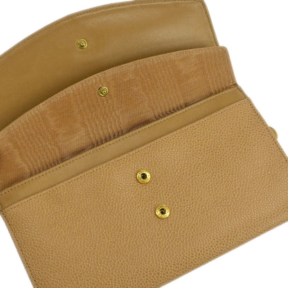 Chanel Beige Caviar Wallet
