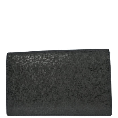 Chanel 1997-1999 Black Caviar Wallet