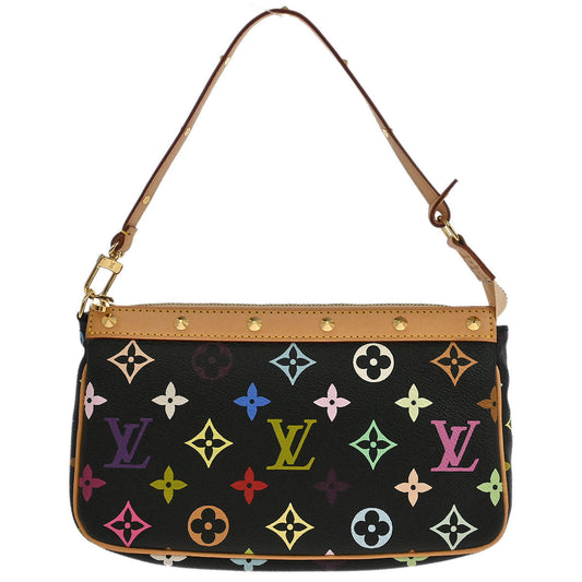 Louis Vuitton Black Multicolor Pochette Accessoires M92648