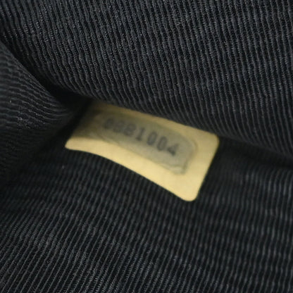 Chanel 1986-1988 Black Satin Bicolore Coin Purse Wallet