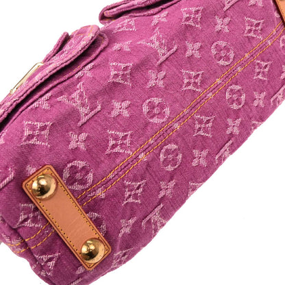 Louis Vuitton Pink Monogram Denim Baggy PM Shoulder Bag M95212