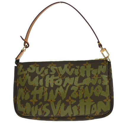 Louis Vuitton khaki Graffiti Pochette Accessoires Handbag M92191