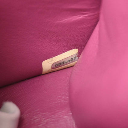 Chanel 1991-1994 Pink Suede Mademoiselle Top Handle Handbag