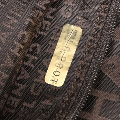 Chanel Brown Suede Camellia Shoulder Bag
