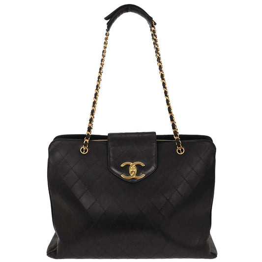 Chanel Black Lambskin Bicolore Supermodel Shoulder Bag