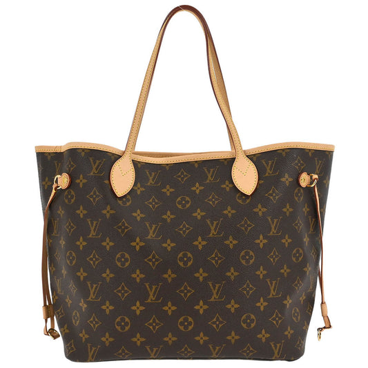 Louis Vuitton Monogram Neverfull MM Shoulder Tote Bag M40156