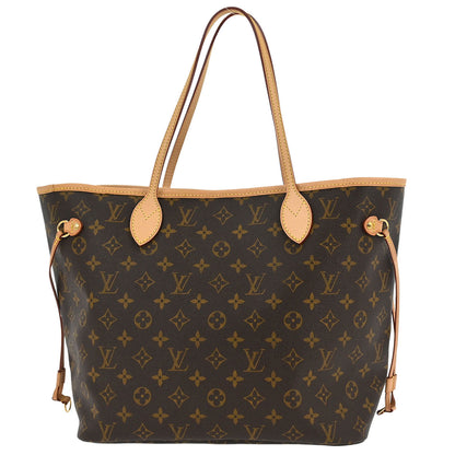 Louis Vuitton Monogram Neverfull MM Shoulder Tote Bag M40156