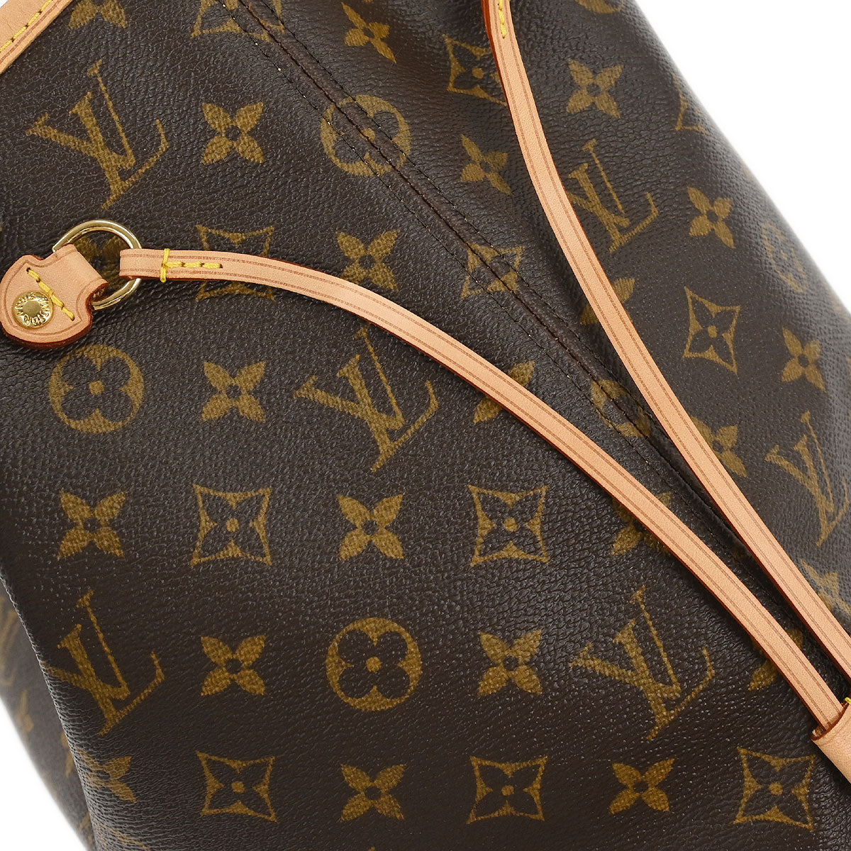 Louis Vuitton Monogram Neverfull MM Shoulder Tote Bag M40156