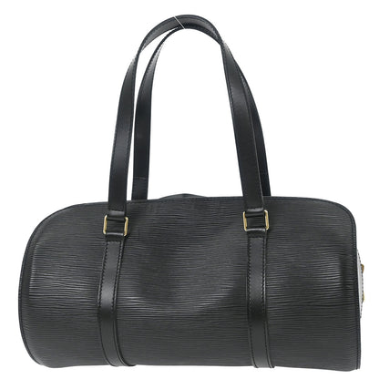 Louis Vuitton Black Epi Soufflot Handbag M52862