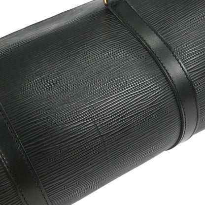 Louis Vuitton Black Epi Soufflot Handbag M52862