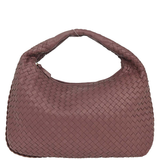 Bottega Veneta Purple Intrecciato Hobo Handbag