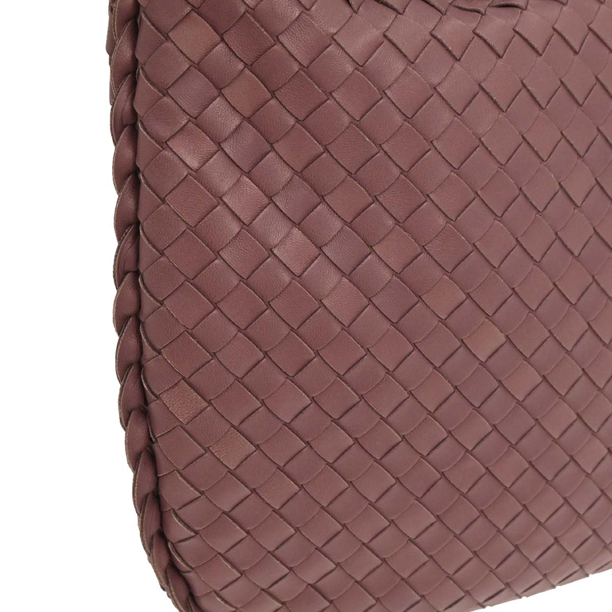 Bottega Veneta Purple Intrecciato Hobo Handbag