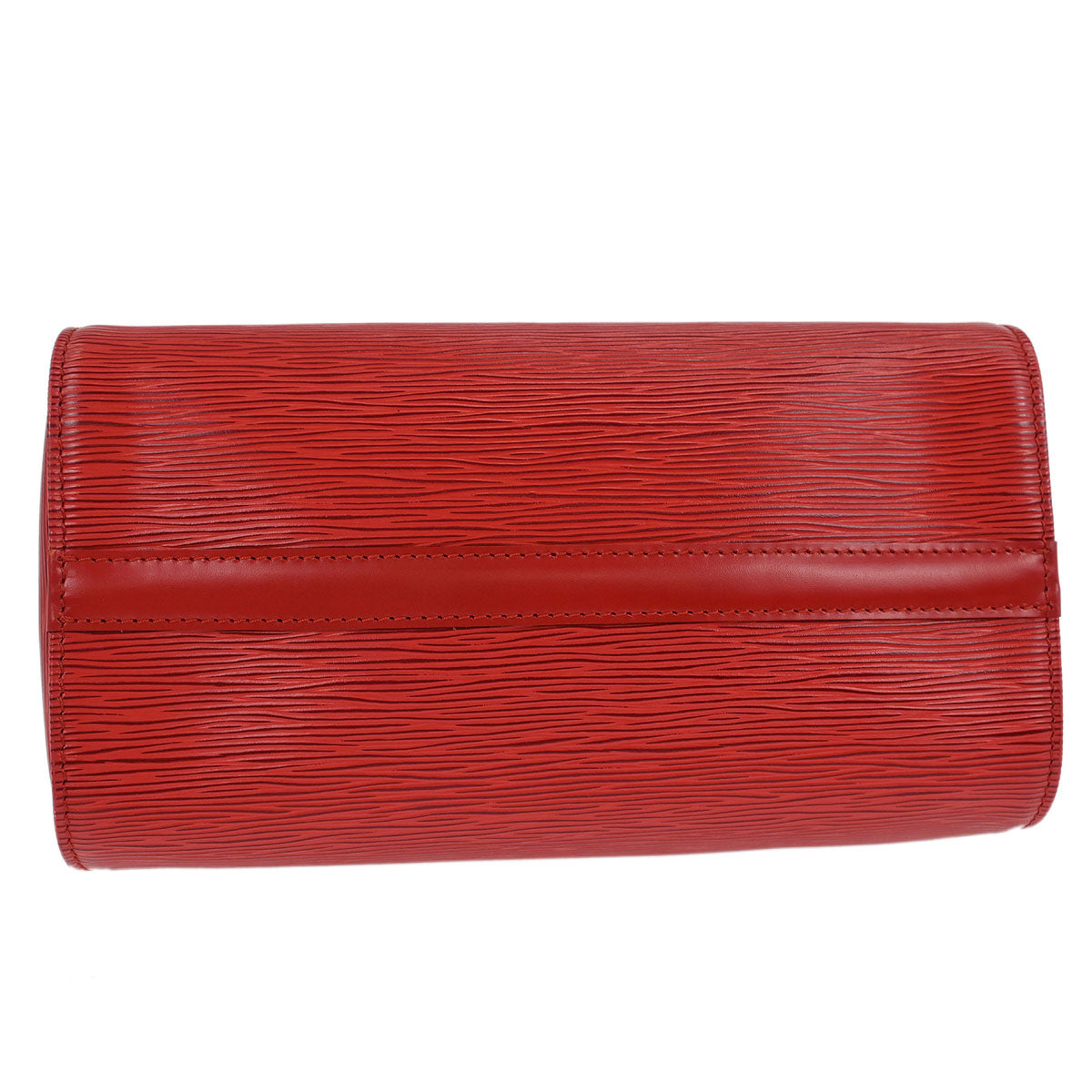 Louis Vuitton Red Epi Speedy 25 Handbag M43017