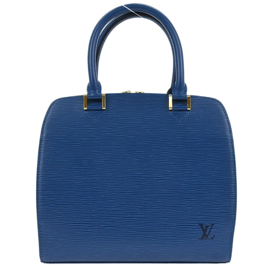 Louis Vuitton Blue Epi Pont Neuf Handbag M52055