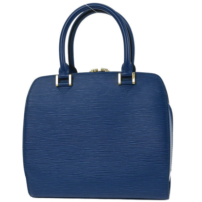 Louis Vuitton Blue Epi Pont Neuf Handbag M52055
