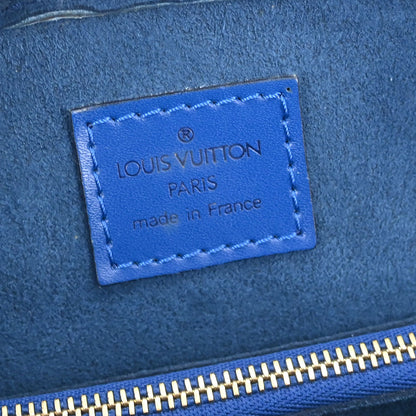 Louis Vuitton Blue Epi Pont Neuf Handbag M52055