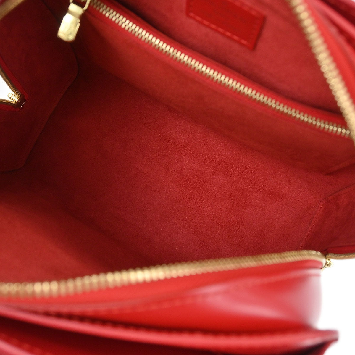 Louis Vuitton Red Epi Pont Neuf Handbag M52057