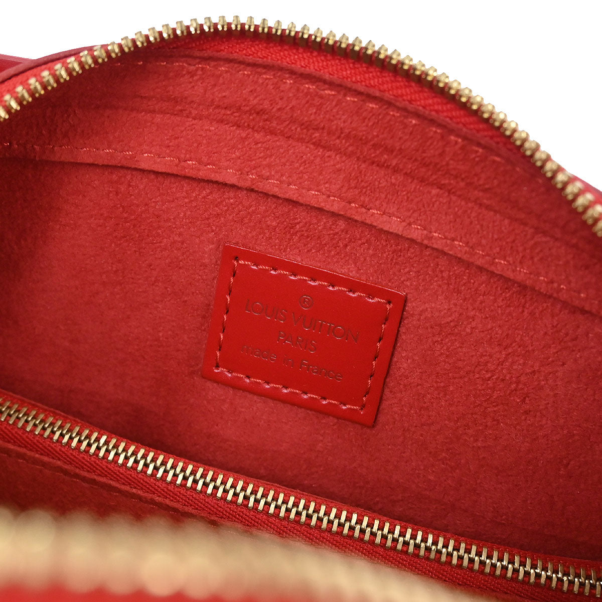 Louis Vuitton Red Epi Pont Neuf Handbag M52057