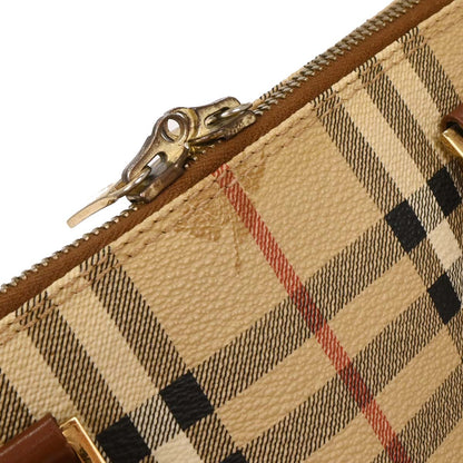 Burberry Beige PVC House Check Handbag