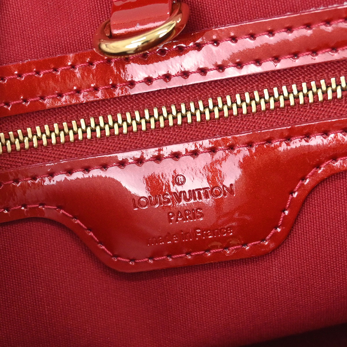 Louis Vuitton Red Monogram Vernis Wilshire PM Tote Bag M93642