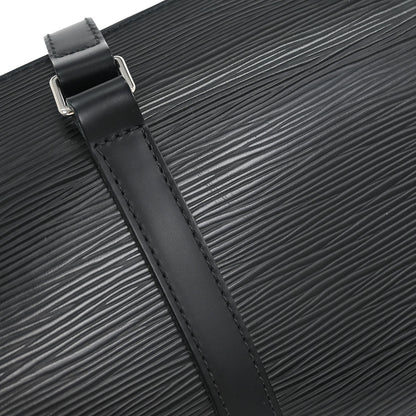 Louis Vuitton Black Epi Soufflot Handbag M52222