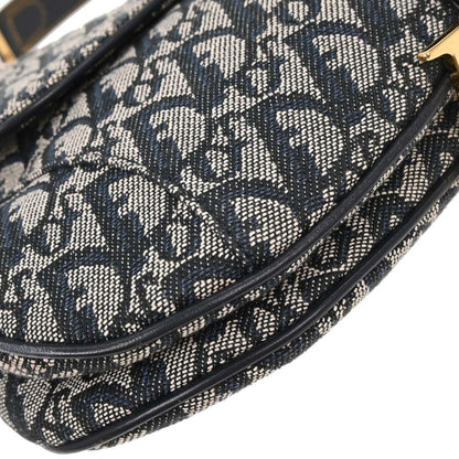 Christian Dior Navy Trotter Saddle Handbag
