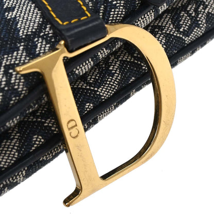 Christian Dior Navy Trotter Saddle Handbag
