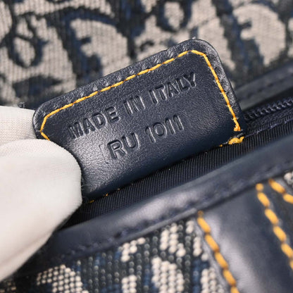 Christian Dior Navy Trotter Saddle Handbag