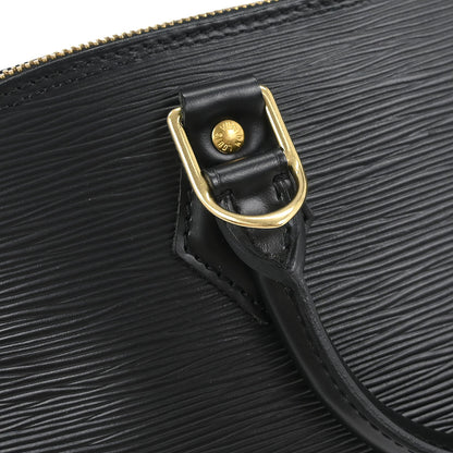 Louis Vuitton Black Epi Alma Handbag M52142
