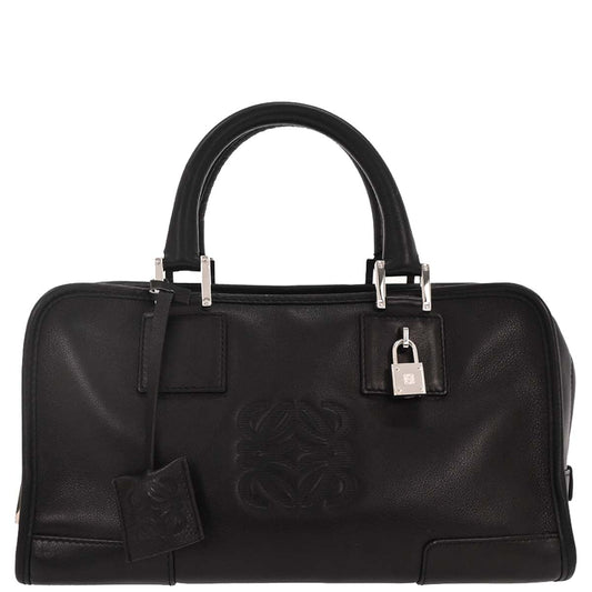 Loewe Black Leather Amazona 28 Handbag