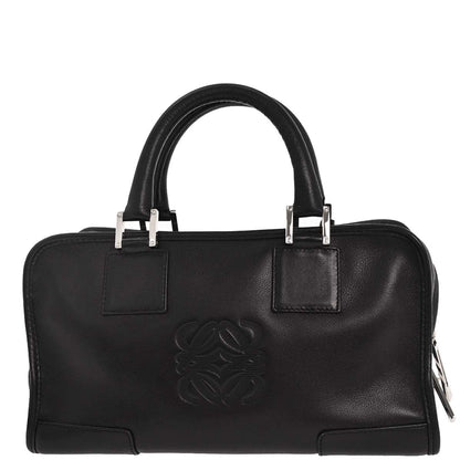 Loewe Black Leather Amazona 28 Handbag