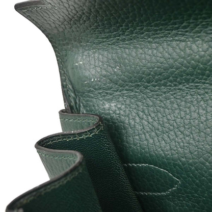Hermes Green Ardennes Kelly 40 Retourne Handbag