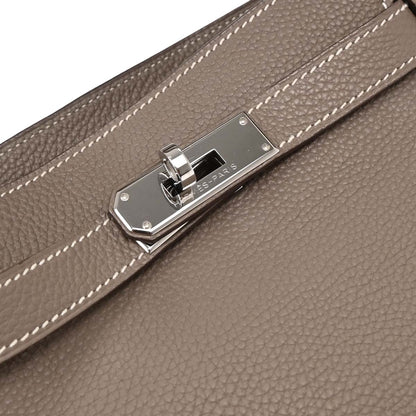 Hermes Etoupe Togo So Kelly 22 Shoulder Bag