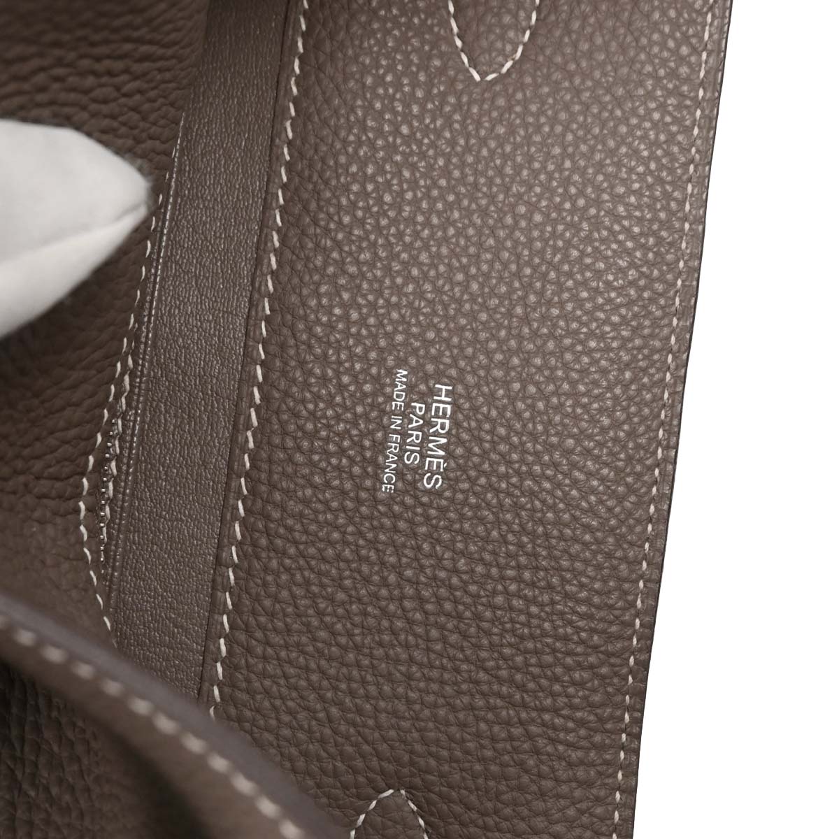 Hermes Etoupe Togo So Kelly 22 Shoulder Bag