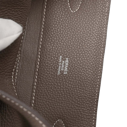 Hermes Etoupe Togo So Kelly 22 Shoulder Bag