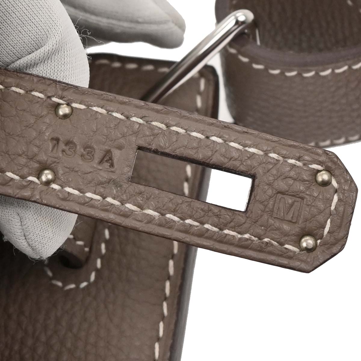 Hermes Etoupe Togo So Kelly 22 Shoulder Bag