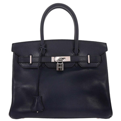 Hermes Navy Epsom Birkin 30 Handbag
