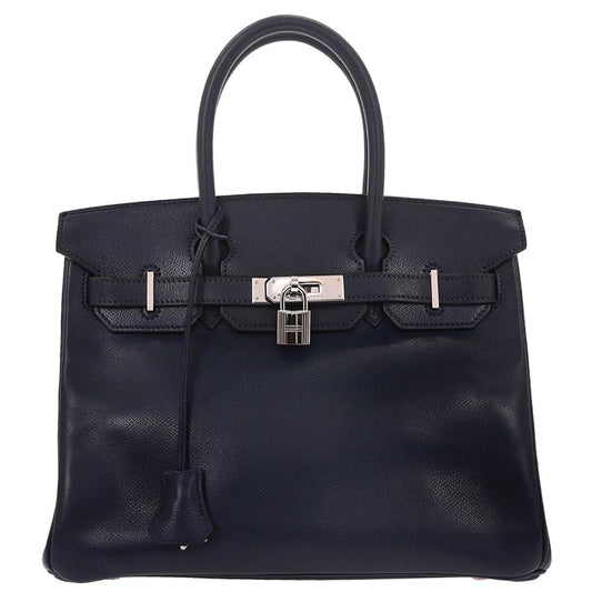 Hermes Navy Epsom Birkin 30 Handbag