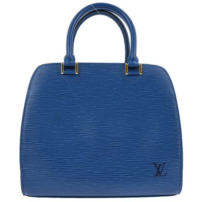 Louis Vuitton Blue Epi Pont Neuf Handbag M52055