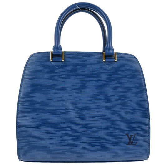 Louis Vuitton Blue Epi Pont Neuf Handbag M52055